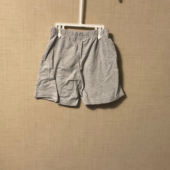 Gray Kids Shorts with Flag Patch - Picture 3 of 6